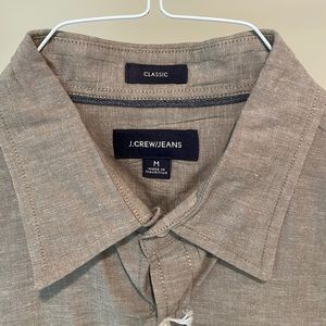 J. Crew Jeans Classic Woven Button Down Shirt- M